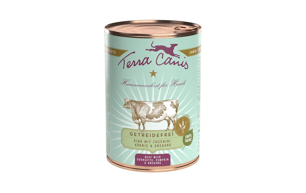 Terra Canis Alimentation humide Bœuf sans céréales, 400 g