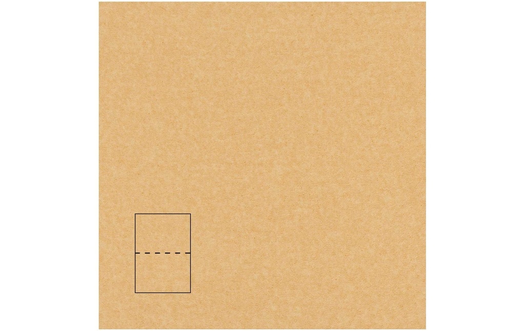 Rico Design Paper Poetry Essentials B6 Carte pliable Or, 50 pièces