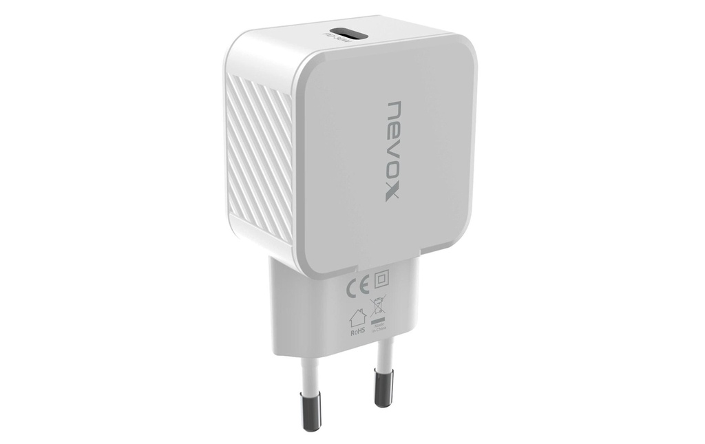 Nevox Chargeur mural USB USB-C Power Delivery 30W