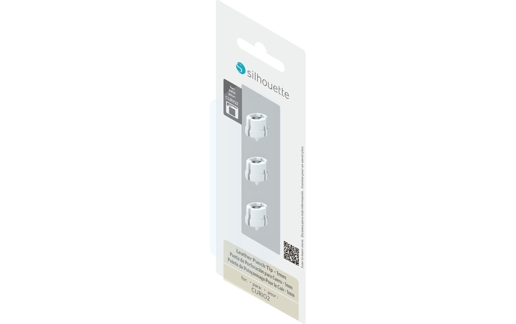 Silhouette Accessoire Pointes pour outils de découpe Curio 2, 1 mm, 3 pièces