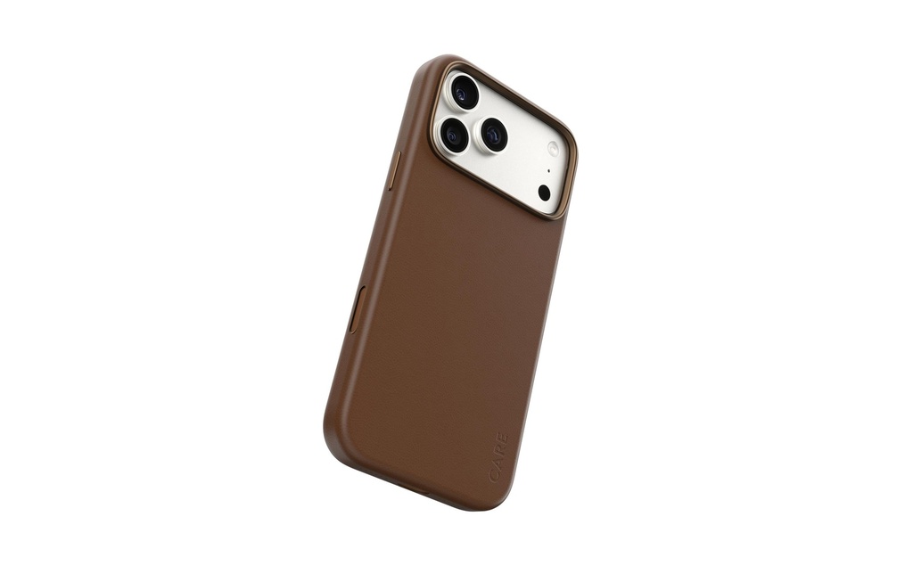 CARE Coque arrière Solo pour iPhone 17 Pro Max Marron