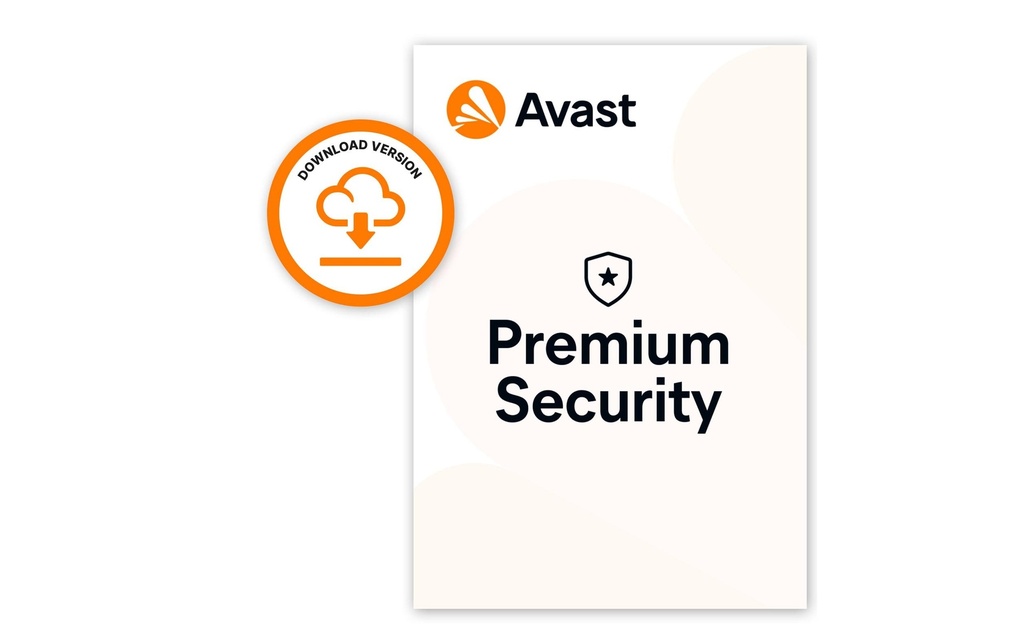 Avast Premium Security ESD, Version complète, 1 Appareil, 1 an