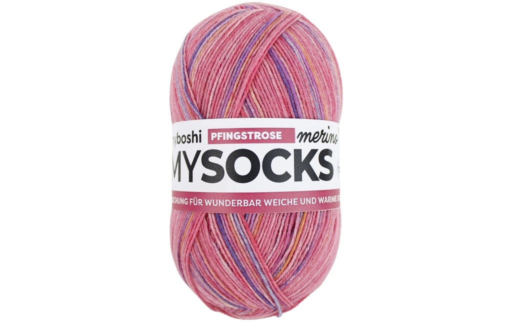 myBoshi Laine Mysocks Mérinos Pivoine
