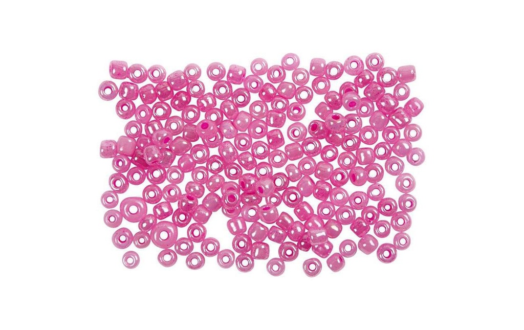 Creativ Company Perles de rocaille 8/0 Rose