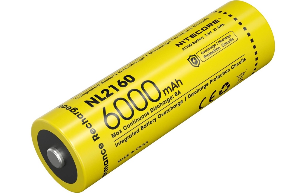 Nitecore Batterie NL2160 6000 mAh