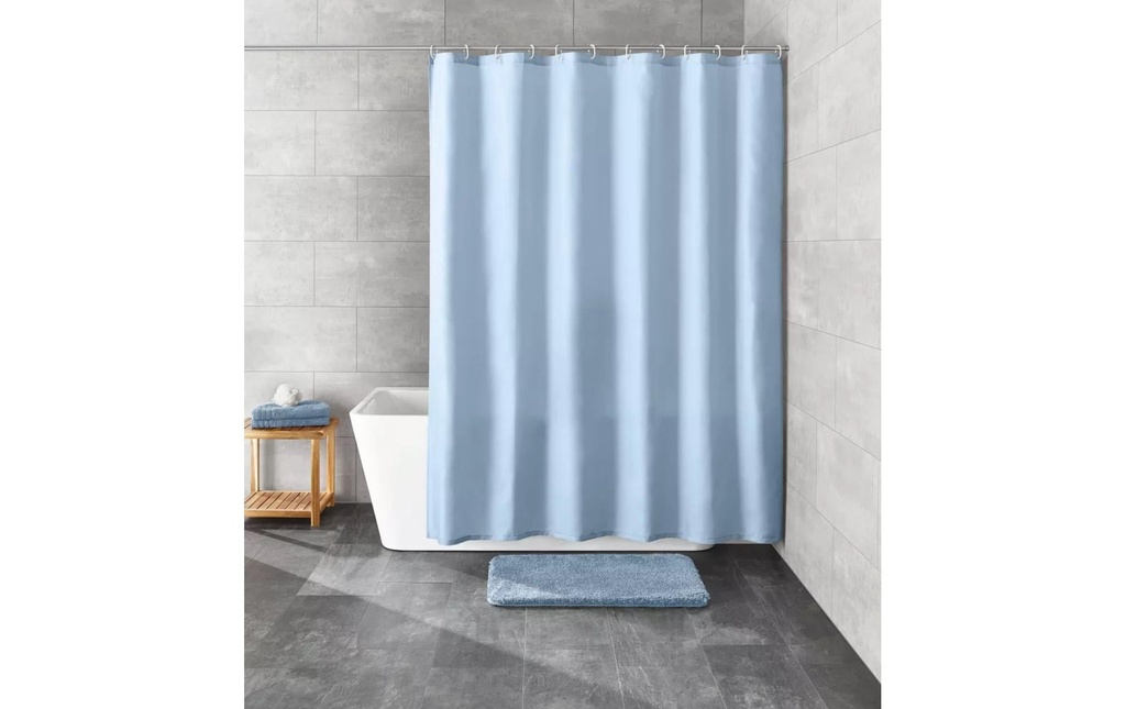 Kleine Wolke Rideau de douche Kito 180 x 200 cm, azur