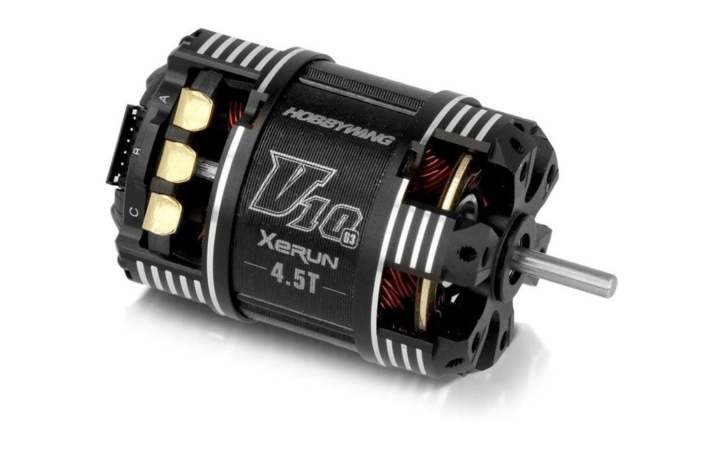 Hobbywing Moteur sans balais Xerun V10 G3 Sensored 4.5T, 7340kV