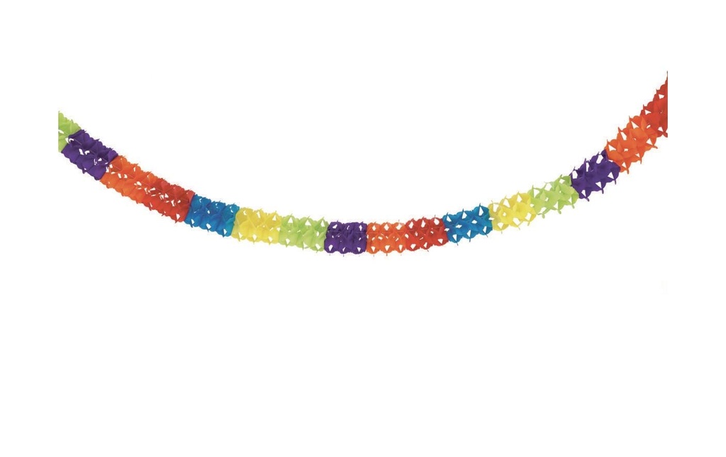 Papstar Guirlande 4 m, Multicolore