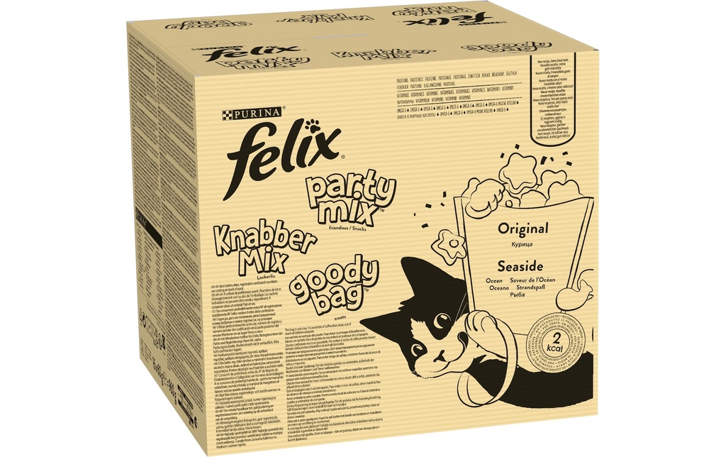 Felix Megapack Party Mix Seaside und Original, 16 x 60 g