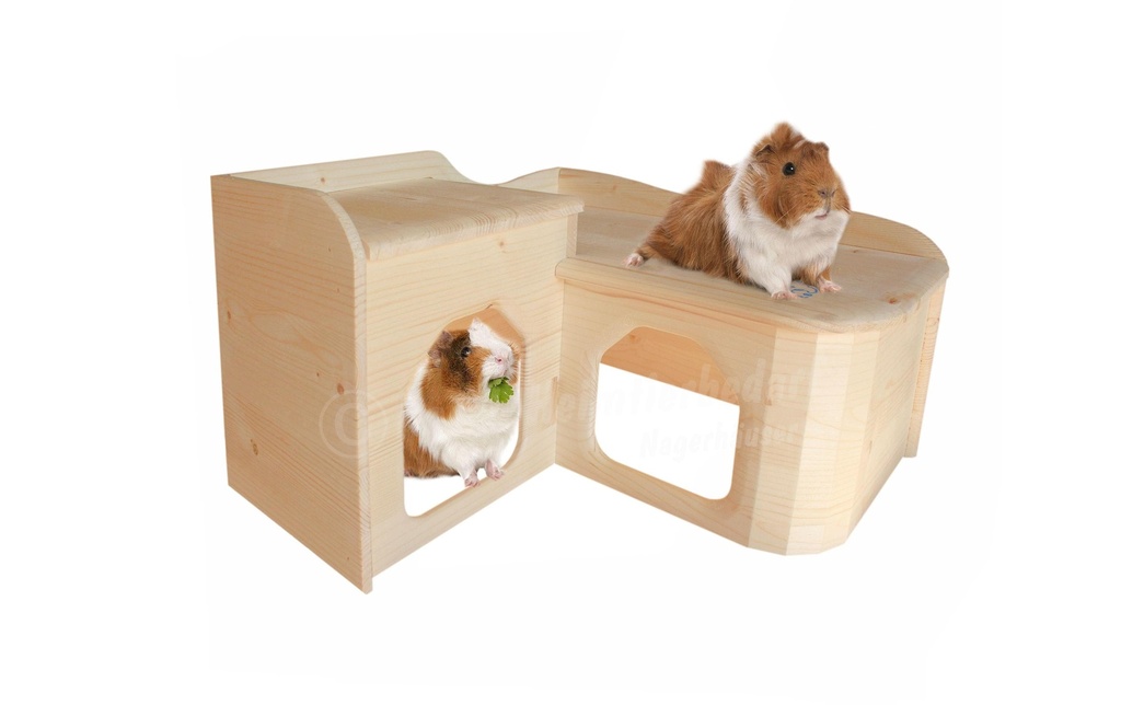 Resch Cochon d'Inde maison de campagne, 40.5 x 24.5 x 40 cm