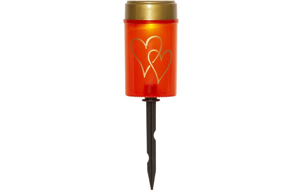 Star Trading Bougie solaire Hearty Blanc chaud, 1 LED