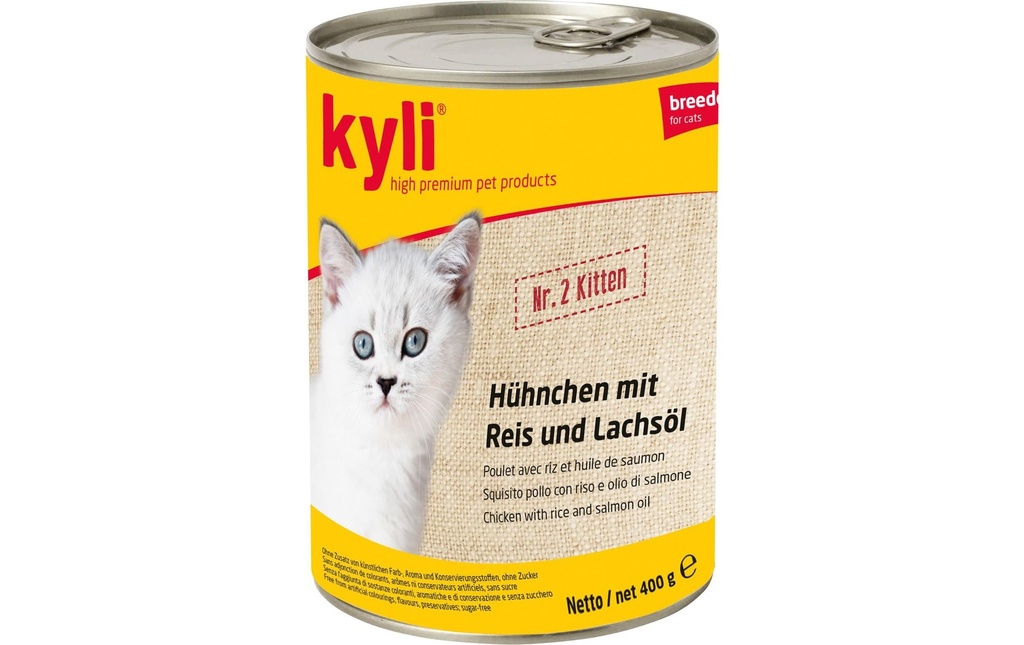 kyli Alimentation humide Éleveurs n° 2 Kitten, 400 g