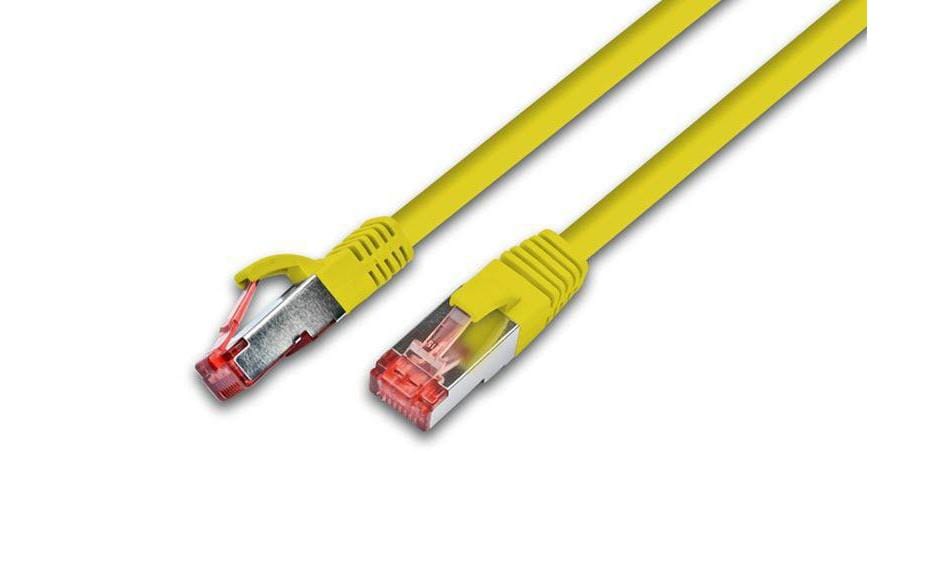 Wirewin Câble patch RJ-45 - RJ-45, Cat 6A, S/FTP, 15 m, Jaune