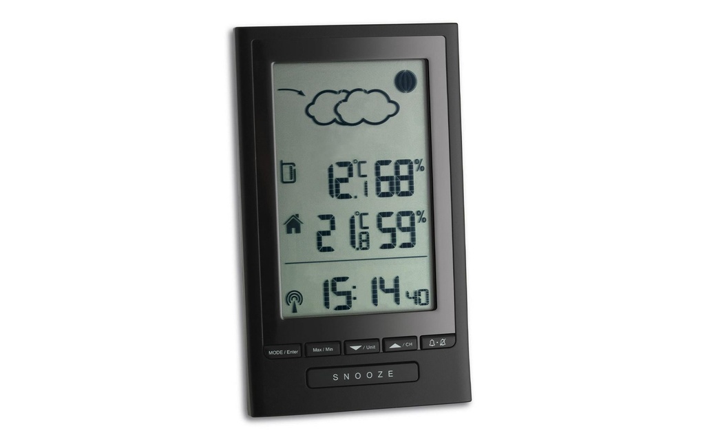 TFA Dostmann Station météo Modus Plus, Noir