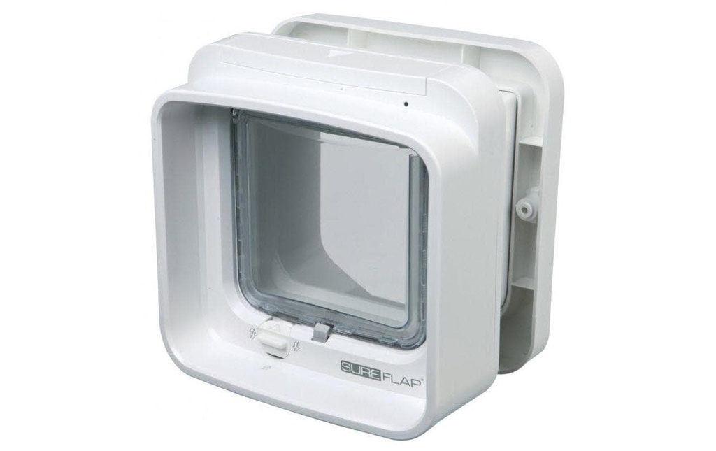 SureFlap Chatière DualScan Reconnaissance des micro-puces, 21 x 21 cm