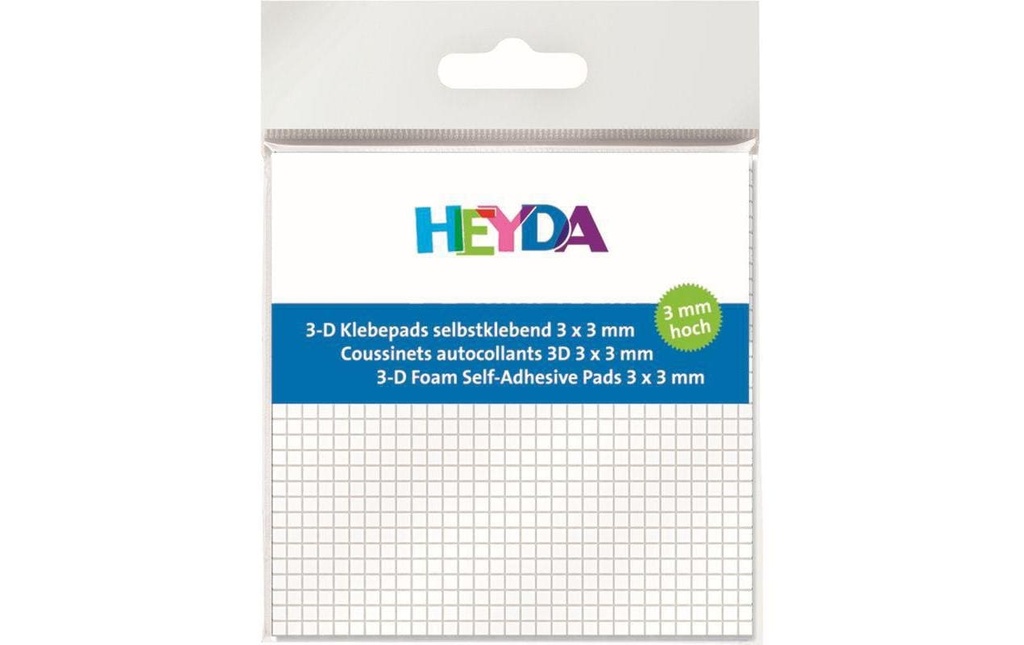 Heyda Pastille adhésive 961 Pièce/s, Blanc