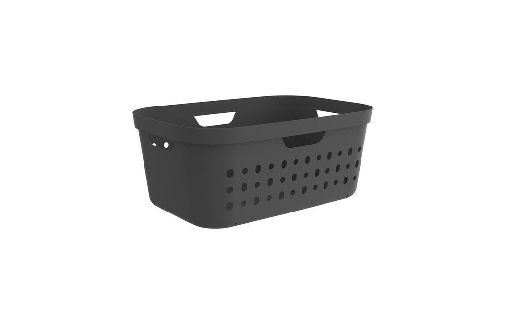 Rotho Corbeille à linge Jona 39 l, Anthracite