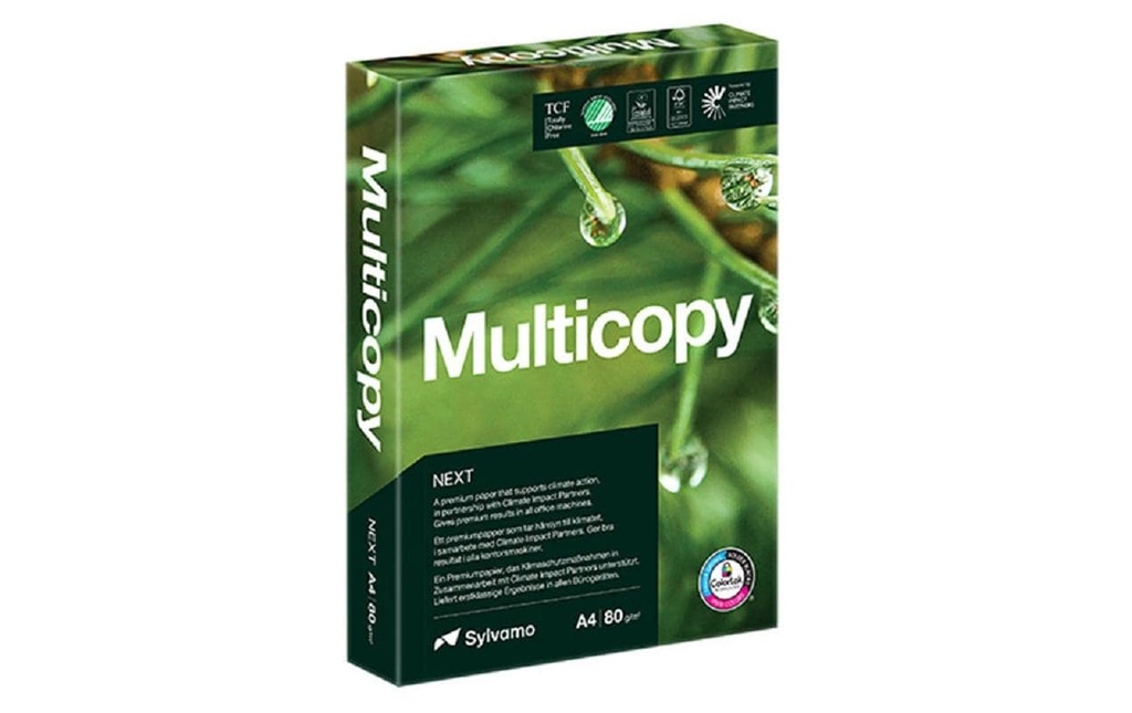 Multicopy Papier pour photocopie Next A4 (210 x 297 mm) Mat 2500 feuilles Blanc