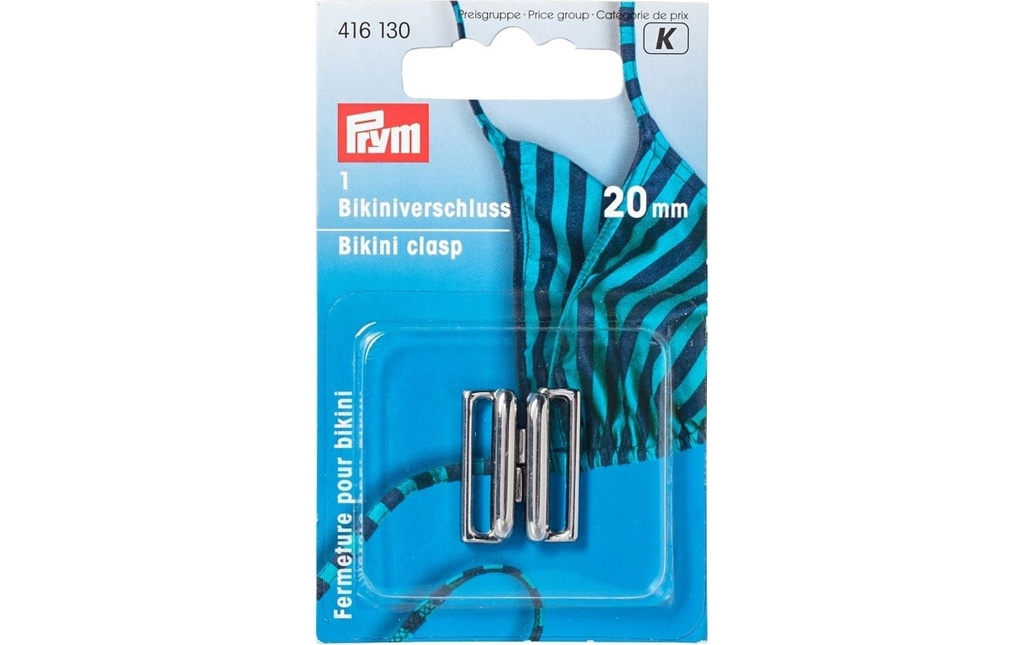 Prym Attache-ceinture/bikini 20 mm, 1 pièce