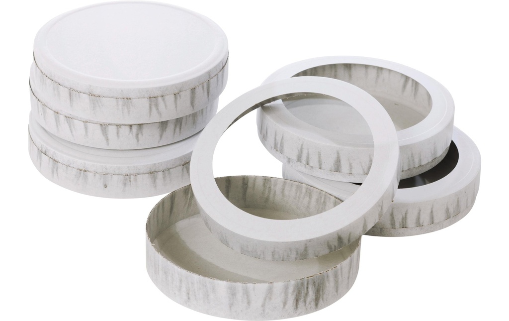 Folia Kits de bricolage de lanternes 11 cm, 10 paires, blanc