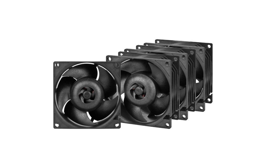 Arctic Cooling Ventilateur PC S8038-10K, 80 mm, 10000 RPM, noir, 4 pièces