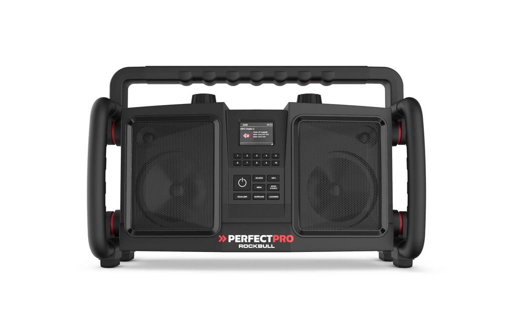 Perfectpro Radio DAB+ ROCKBULL Noir