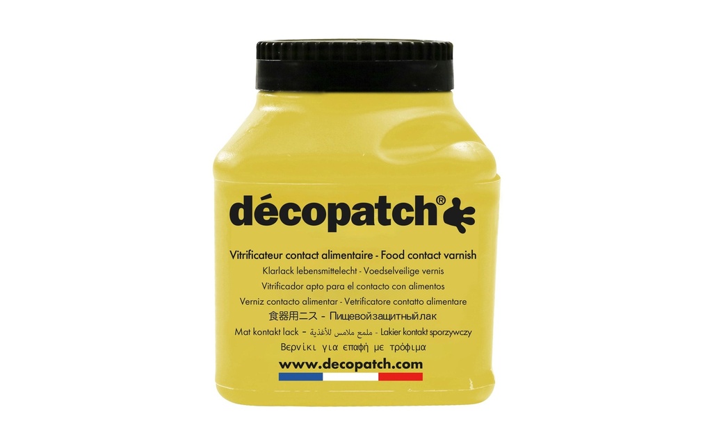 DÉCOPATCH Vernis transp.conv.pr.aliments (180 pces)