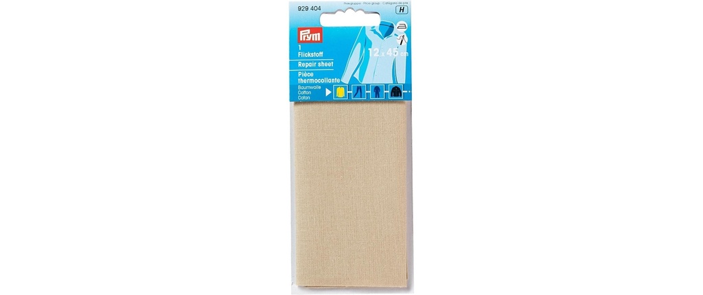 Prym Matériel de mise à jour 12 x 45 cm, fusible, beige