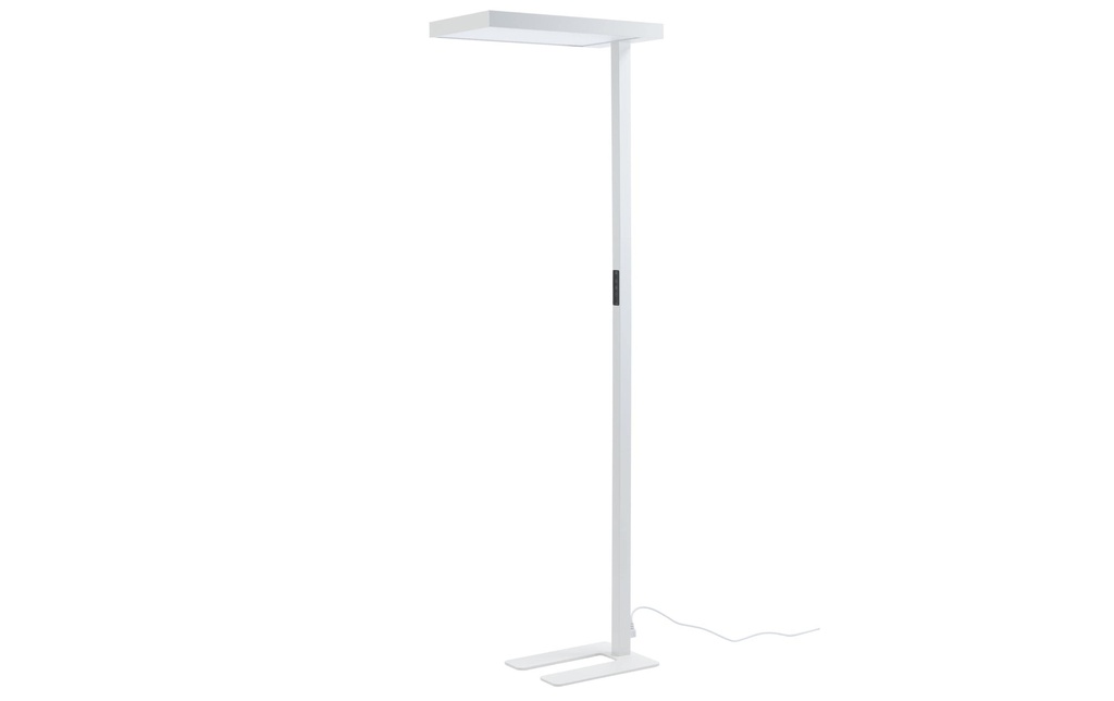 office focus Lampe sur pied de bureau LYS 9000, Blanc