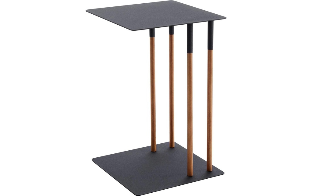 Yamazaki Table d'appoint Plain 35 x 35 x 55 cm, Noir