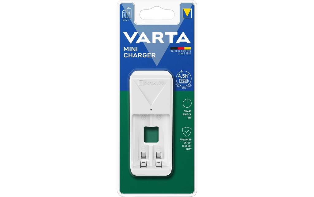 Varta Chargeur Mini Charger non équipé (sans accumulateurs)