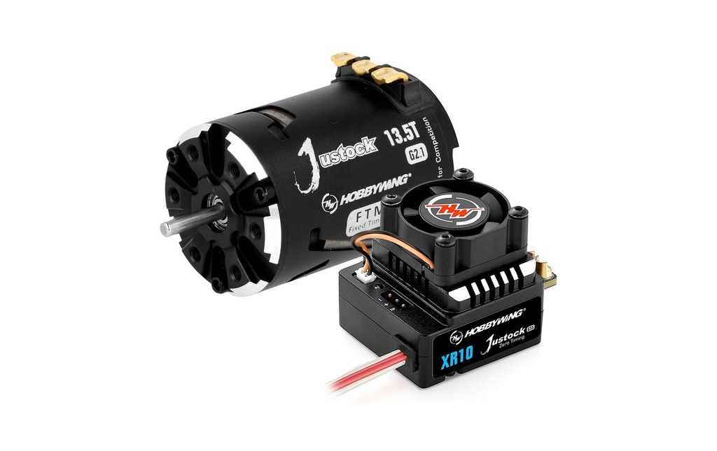 Hobbywing Kits d’entraînement sans brosse Xerun Justock Combo G3S 13.5T, 1:10