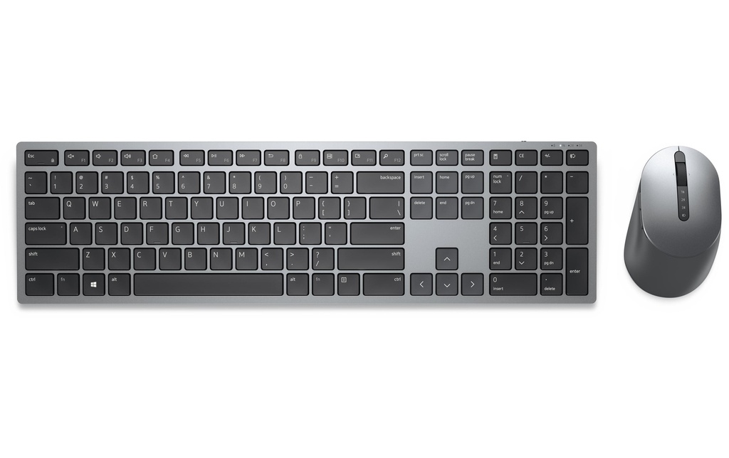 Dell Ensemble clavier-souris KM7321W Multi-Device Wireless Disposition DE