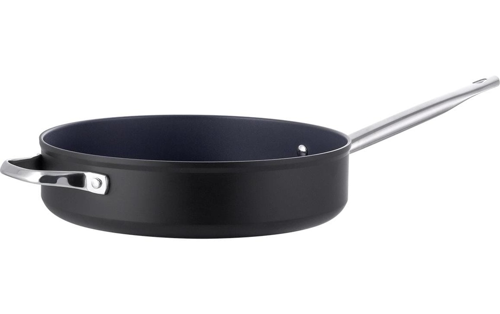 Lunasol Poêle à frire Saturne Terra Ø 28 cm, H: 7 cm Noir