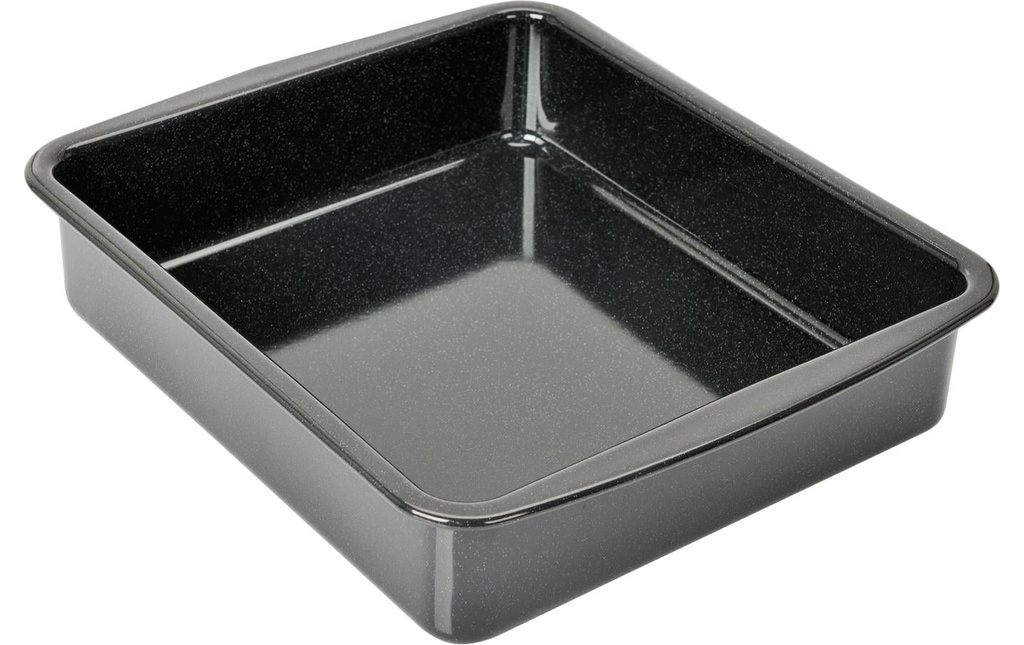 Kaiser Gril et plat à four, Angulaire, Noir