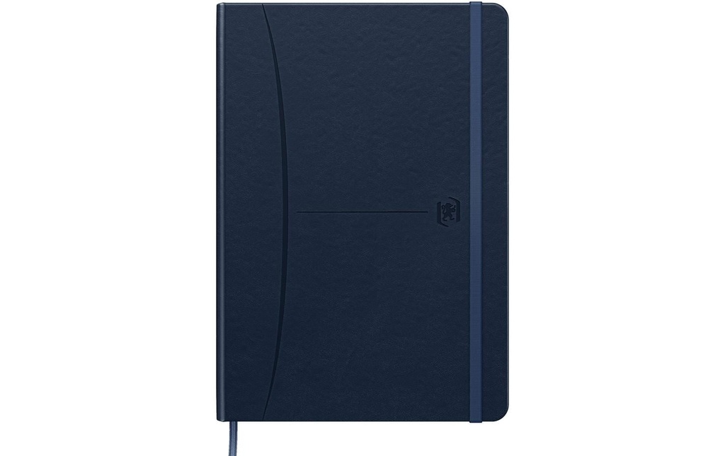 Oxford Bloc-notes A5, quadrillé, bleu foncé