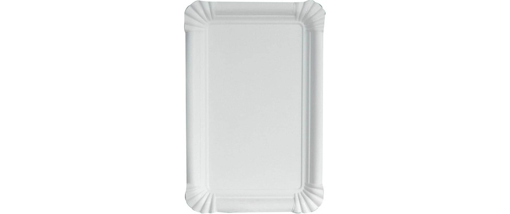Weita Assiettes jetables 16 x 23 cm 250 Pièce/s, Blanc