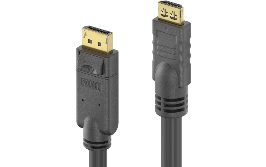 PureLink Câble Câble adaptateur 4K – DisplayPort - HDMI, 10 m