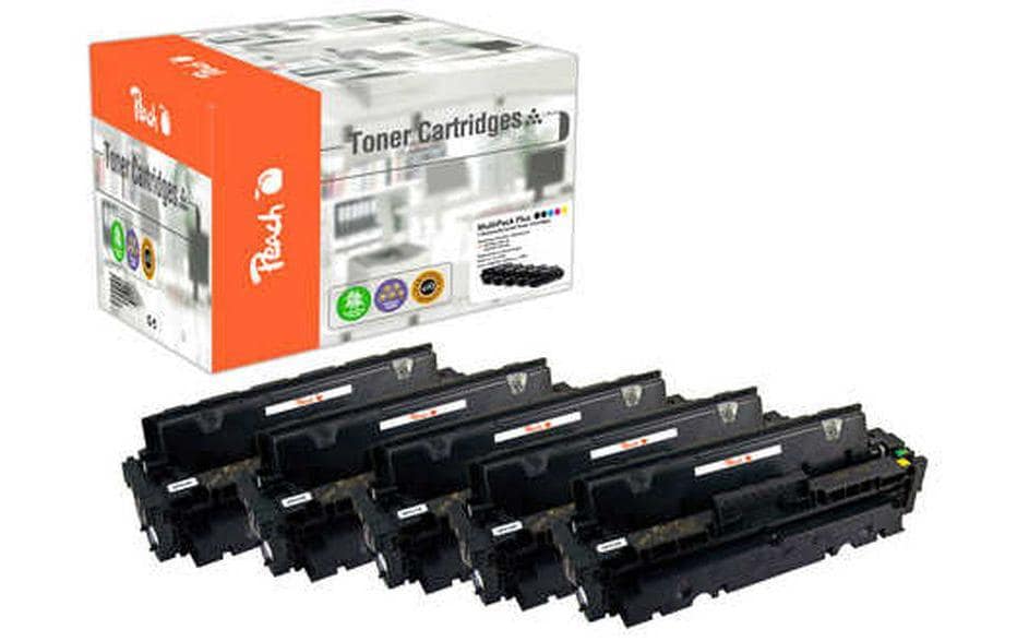 Peach Kits de toner HP Nr. 410X 2x noir, 1x cyan, magenta, jaune