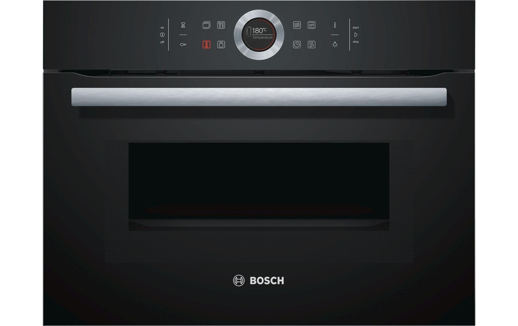 Bosch Fours encastrés avec micro-ondes CMG633BB1 Noir