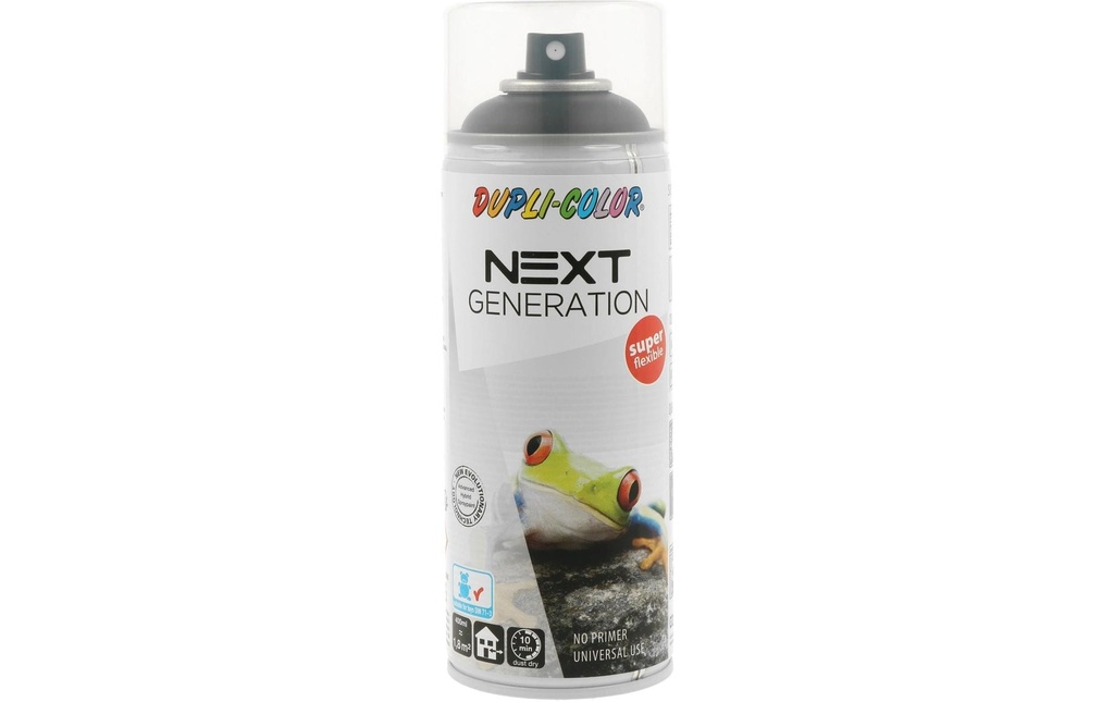 DUPLI-COLOR Peinture aérosol Next matt 400 ml, Noir profond