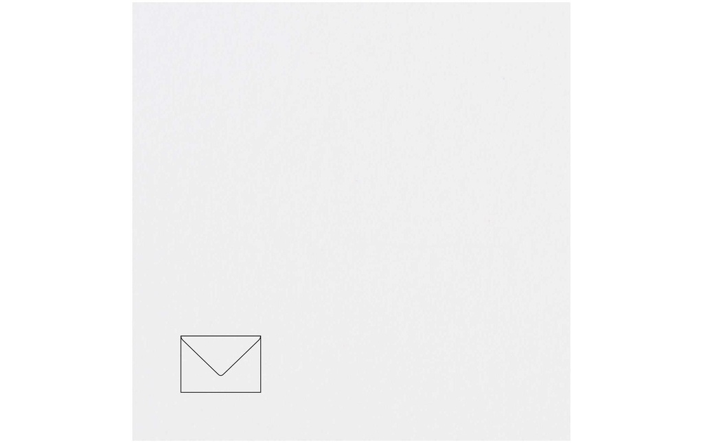 Rico Design Paper Poetry Essentials Enveloppe C7 Blanc éclatant