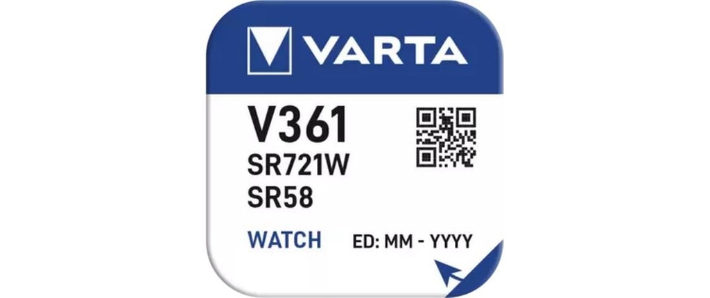 Varta Pile bouton V361 , 10 Pièce/s