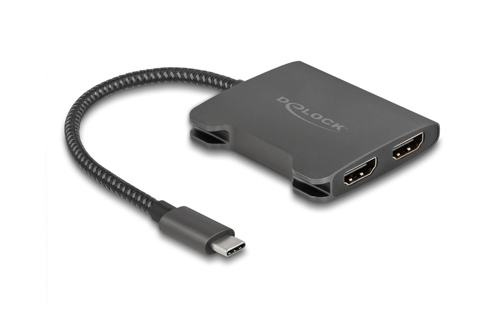 Delock Adaptateur 4K 60Hz, noir USB type C - HDMI