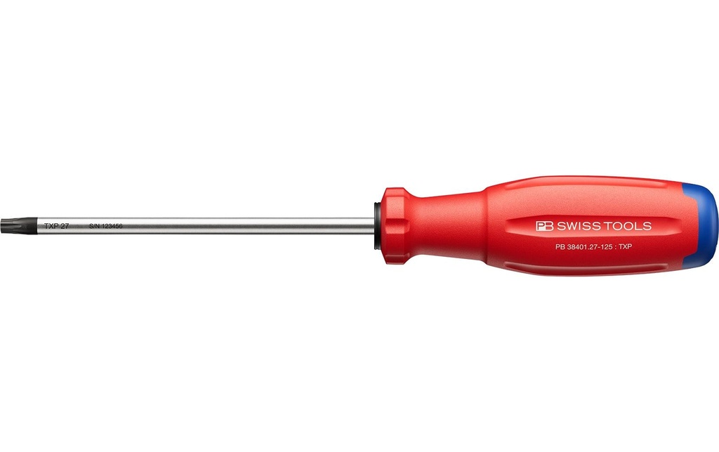 PB Swiss Tools Tournevis SwissGrip Evo PB 38401.27-125 Torx Plus