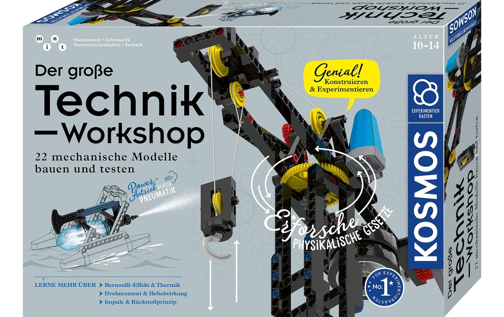 Kosmos Boîtes d’expérimentation Der grosse Technik-Workshop
