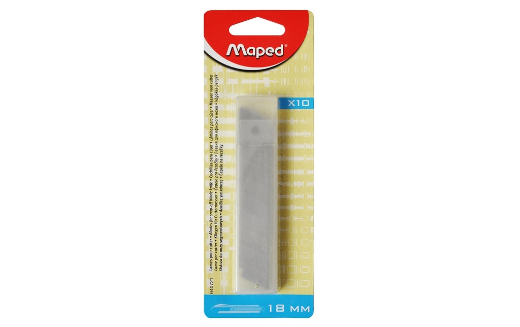 maped Cutter Lames de rechange 18 mm 10 pièces