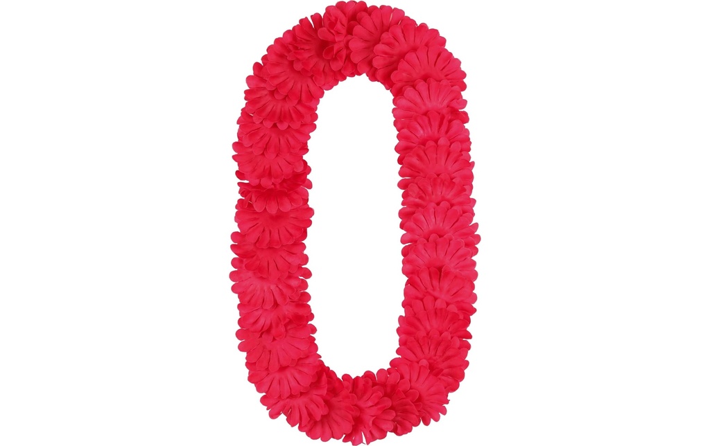 Partydeco Collier Hawaii 120 cm, rose foncé