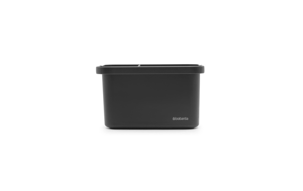 Brabantia Seau de ménage SinkSide 2.05 l, Gris/Gris foncé
