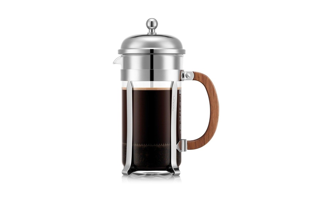 Bodum Cafetière Chambord Chromé, argenté, 1 l